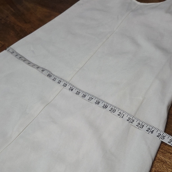 NWT {Zara} Oyster White Linen Cotton Blend Sleeveless Maxi Dress (Small) - Picture 11 of 12